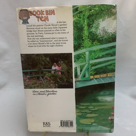 Linnea in Monets Garden Anderson Bjork Hardcover Dust Jacket - Picture 2 of 8